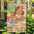 Kawaii Hula Girls Garden Flag Aloha Hibiscus Flowers