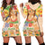 Kawaii Hula Girls Hoodie Dress Aloha Hibiscus Flowers