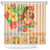 Kawaii Hula Girls Shower Curtain Aloha Hibiscus Flowers