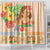 Kawaii Hula Girls Shower Curtain Aloha Hibiscus Flowers