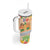 Kawaii Hula Girls Tumbler With Handle Aloha Hibiscus Flowers