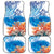 Hibiscus Turtle Tattoo Coral Reef Car Mats with Polynesian Tribal