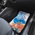 Hibiscus Turtle Tattoo Coral Reef Car Mats with Polynesian Tribal