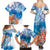 Hibiscus Turtle Tattoo Coral Reef Family Matching Summer Maxi Dress and Hawaiian Shirt with Polynesian Tribal