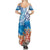 Hibiscus Turtle Tattoo Coral Reef Family Matching Summer Maxi Dress and Hawaiian Shirt with Polynesian Tribal