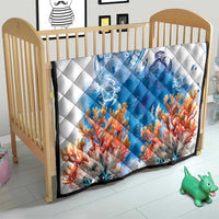 Hibiscus Turtle Tattoo Coral Reef Quilt with Polynesian Tribal LT9 - Polynesian Pride