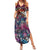 Pacific Hibiscus Tapa Tribal Vintage Family Matching Summer Maxi Dress and Hawaiian Shirt Pink Motif