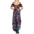 Pacific Hibiscus Tapa Tribal Vintage Family Matching Summer Maxi Dress and Hawaiian Shirt Pink Motif