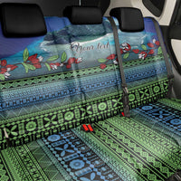 Personalised Fiji Viti Levu Back Car Seat Cover Tagimoucia and Tapa Tribal Pattern LT9 - Polynesian Pride