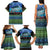 Personalised Fiji Viti Levu Family Matching Tank Maxi Dress and Hawaiian Shirt Tagimoucia and Tapa Tribal Pattern