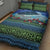 Personalised Fiji Viti Levu Quilt Bed Set Tagimoucia and Tapa Tribal Pattern