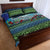 Personalised Fiji Viti Levu Quilt Bed Set Tagimoucia and Tapa Tribal Pattern