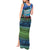 Personalised Fiji Viti Levu Tank Maxi Dress Tagimoucia and Tapa Tribal Pattern