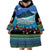 Personalised Fiji Viti Levu Wearable Blanket Hoodie Tagimoucia and Tapa Tribal Pattern