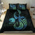 Personalised Hawaii Kure Atoll Bedding Set Holaniku Coral Reef with Polynesian Tribal