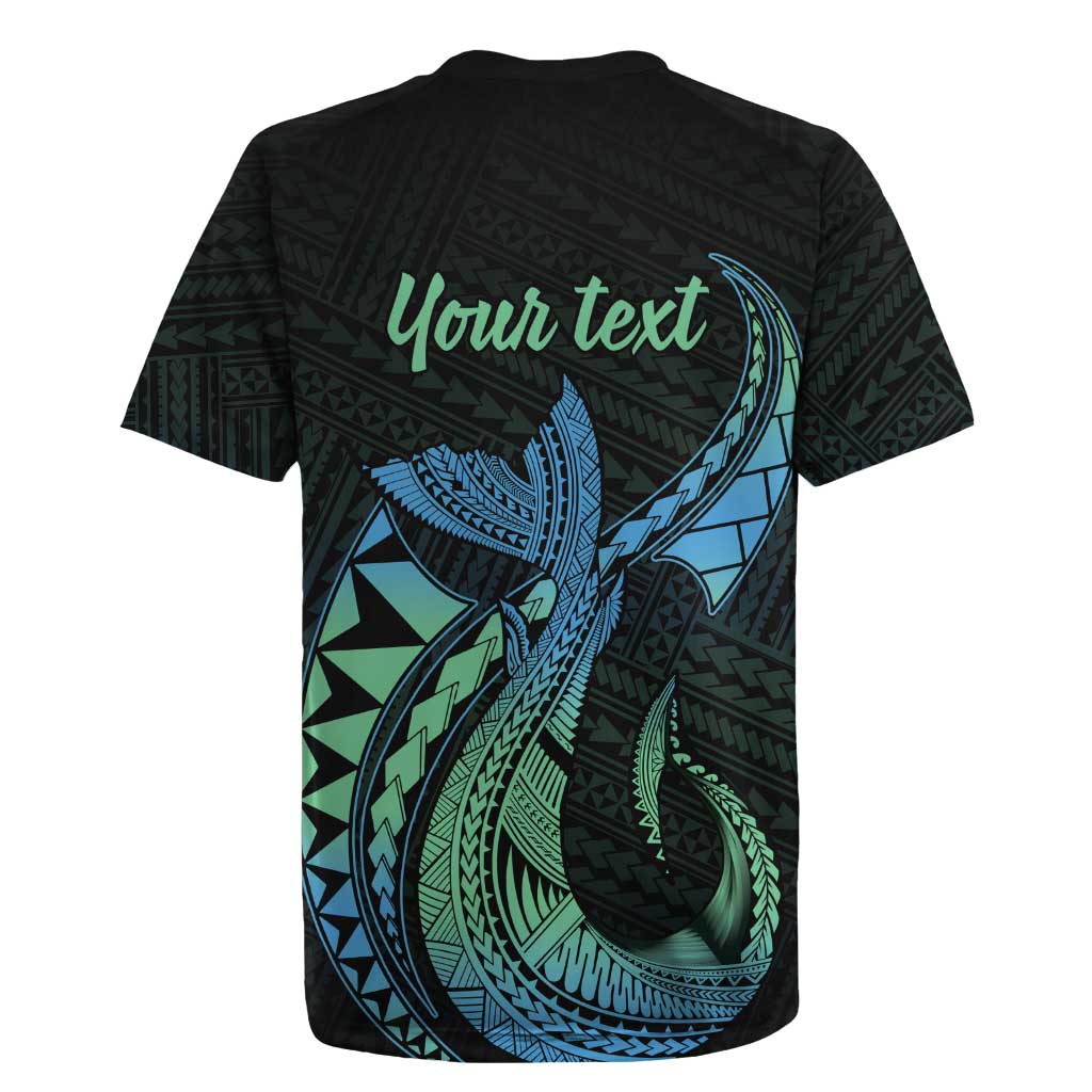 Personalised Hawaii Kure Atoll Rugby Jersey Holaniku Coral Reef with Polynesian Tribal LT9 - Polynesian Pride