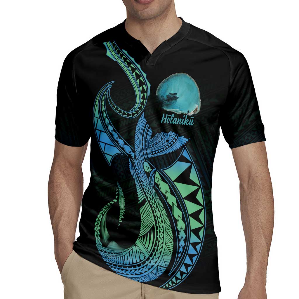 Personalised Hawaii Kure Atoll Rugby Jersey Holaniku Coral Reef with Polynesian Tribal LT9 - Polynesian Pride