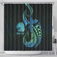 Personalised Hawaii Kure Atoll Shower Curtain Holaniku Coral Reef with Polynesian Tribal LT9 - Polynesian Pride