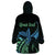 Personalised Hawaii Kure Atoll Wearable Blanket Hoodie Holaniku Coral Reef with Polynesian Tribal