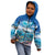 Personalised Palau Kayangel Atoll Kid Hoodie Turtle With Coral Reef Under Water