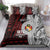 Personalised Tonga Constitution Day 1875 Bedding Set Polynesian Tribal Tattoo