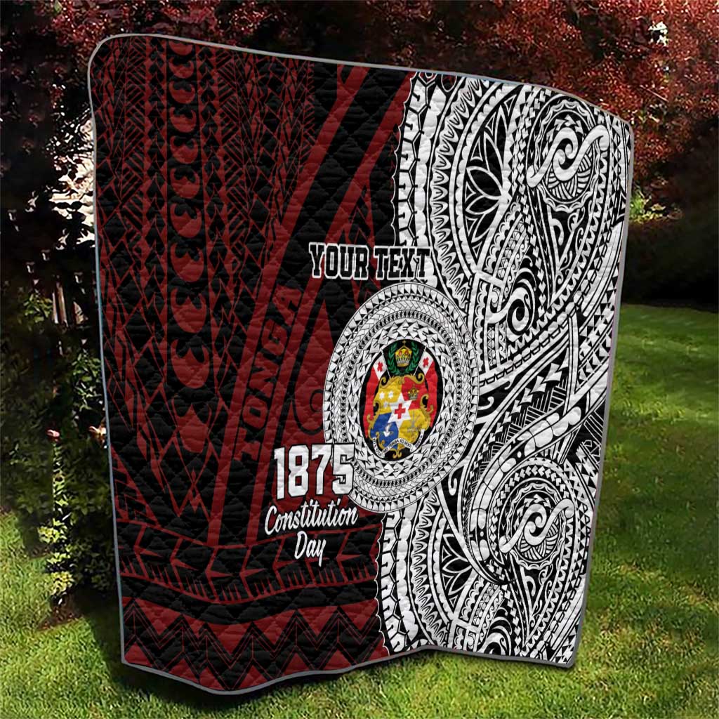 Personalised Tonga Constitution Day 1875 Quilt Polynesian Tribal Tattoo LT9 - Polynesian Pride