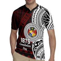 Personalised Tonga Constitution Day 1875 Rugby Jersey Polynesian Tribal Tattoo LT9 - Polynesian Pride