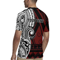 Personalised Tonga Constitution Day 1875 Rugby Jersey Polynesian Tribal Tattoo LT9 - Polynesian Pride