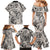 Polynesia Family Matching Mermaid Dress and Hawaiian Shirt Tribal Polynesian Spirit With Beige Pacific Flowers LT9 - Polynesian Pride