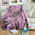 Polynesia Blanket Tribal Polynesian Spirit With Pink Pacific Flowers LT9 - Polynesian Pride