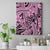 Polynesia Canvas Wall Art Tribal Polynesian Spirit With Pink Pacific Flowers LT9 Pink - Polynesian Pride