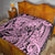 Polynesia Quilt Tribal Polynesian Spirit With Pink Pacific Flowers LT9 - Polynesian Pride