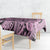 Polynesia Tablecloth Tribal Polynesian Spirit With Pink Pacific Flowers LT9 - Polynesian Pride