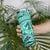 Teal Pacific Flowers Tribal Polynesian Spirit Skinny Tumbler