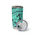 Teal Pacific Flowers Tribal Polynesian Spirit Tumbler Cup