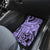 Polynesia Car Mats Tribal Polynesian Spirit With Violet Pacific Flowers LT9 - Polynesian Pride