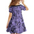 Polynesia Family Matching Long Sleeve Bodycon Dress and Hawaiian Shirt Tribal Polynesian Spirit With Violet Pacific Flowers LT9 - Polynesian Pride