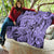 Polynesia Quilt Tribal Polynesian Spirit With Violet Pacific Flowers LT9 - Polynesian Pride