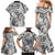 Polynesia Family Matching Mermaid Dress and Hawaiian Shirt Tribal Polynesian Spirit With White Pacific Flowers LT9 - Polynesian Pride