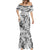 Polynesia Mermaid Dress Tribal Polynesian Spirit With White Pacific Flowers LT9 - Polynesian Pride