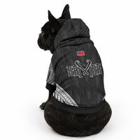 Black Samoa Tribal Chest Tattoo Pet Hoodie LT9 - Polynesian Pride