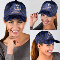 Toa Samoa 40th Anniversary Classic Cap Royal Blue Tribal LT9 - Polynesian Pride
