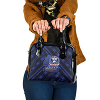Toa Samoa 40th Anniversary Shoulder Handbag Royal Blue Tribal LT9 One Size Blue - Polynesian Pride