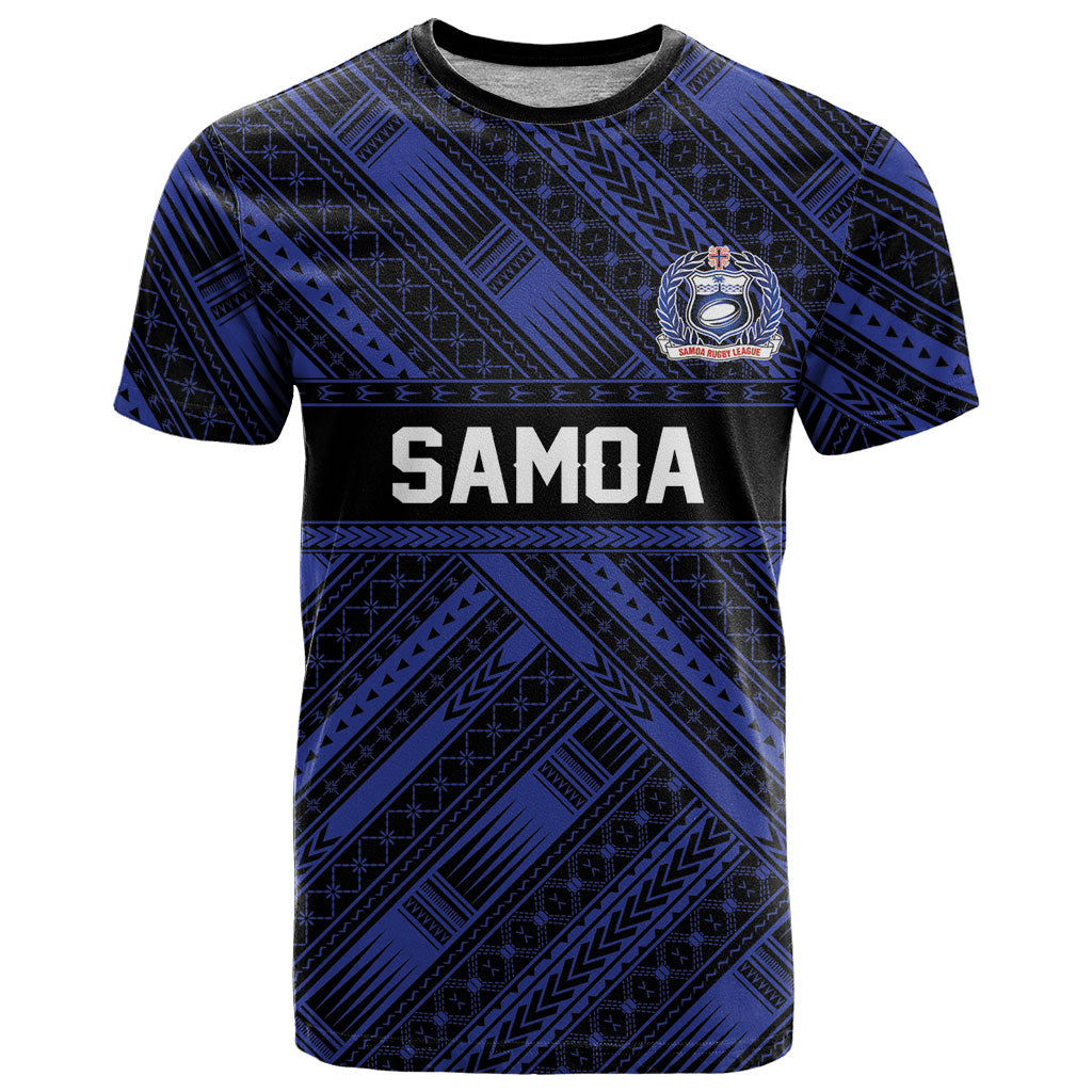 Toa Samoa 40th Anniversary T Shirt Royal Blue Tribal LT9 Blue - Polynesian Pride