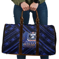 Toa Samoa 40th Anniversary Travel Bag Royal Blue Tribal LT9 Blue - Polynesian Pride