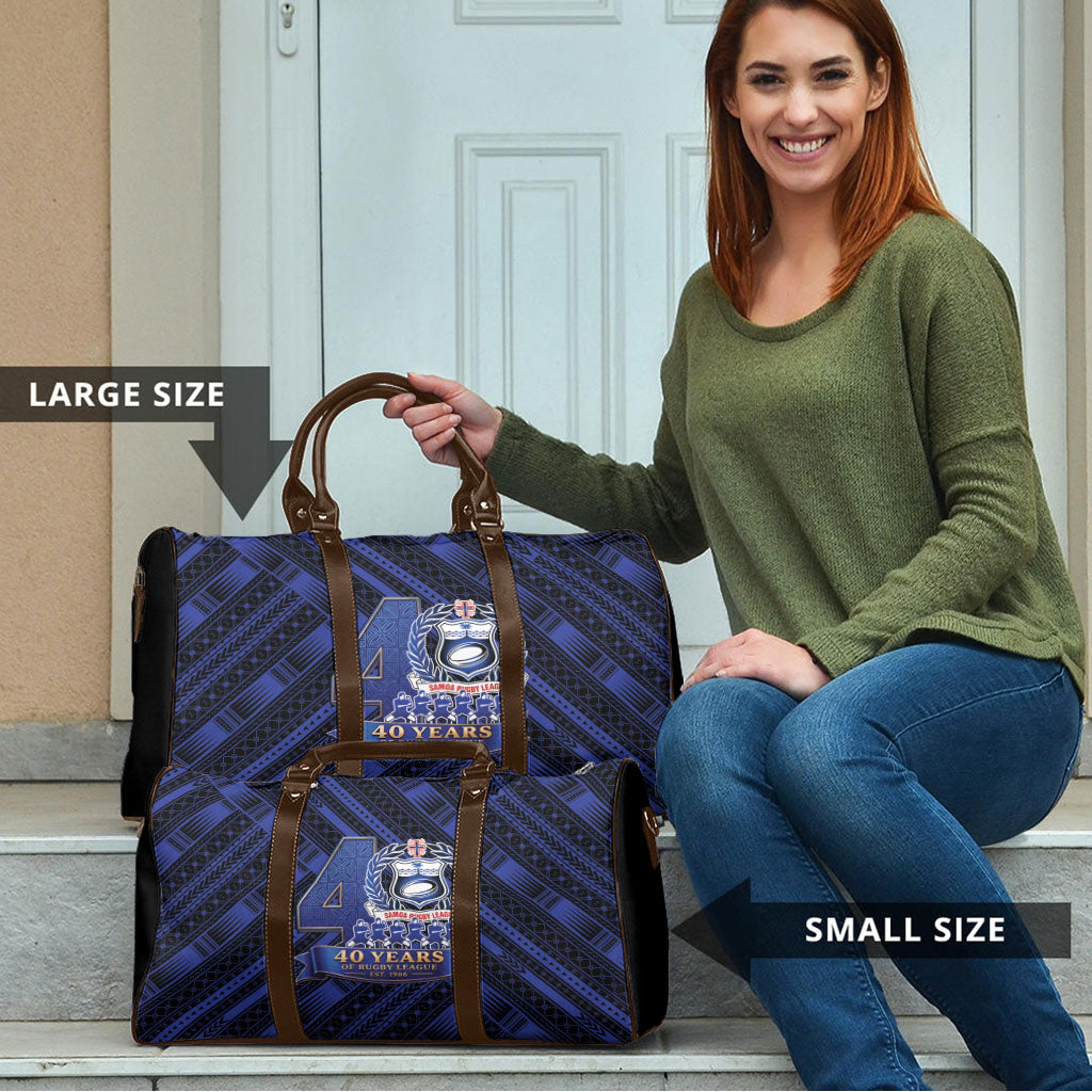 Toa Samoa 40th Anniversary Travel Bag Royal Blue Tribal LT9 - Polynesian Pride