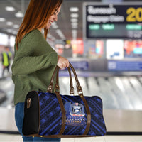 Toa Samoa 40th Anniversary Travel Bag Royal Blue Tribal LT9 - Polynesian Pride