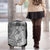 Polynesia Luggage Cover Hibiscus and Hawaiian Tribal Tattoo Retro Style Gray Color LT9 - Polynesian Pride