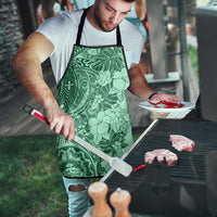 Polynesia Apron Hibiscus Hawaiian Tribal Tattoo Retro Green LT9 - Polynesian Pride