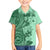 Polynesia Family Matching Puletasi Dress and Hawaiian Shirt Hibiscus and Hawaiian Tribal Tattoo Retro Style Green Color LT9 Son's Shirt Green - Polynesian Pride